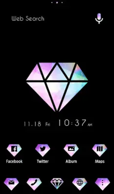 Dreamy Diamond Theme +HOME android App screenshot 3